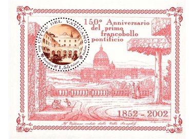 VATICAN 2002 First Papal Stamp s/s MNH**