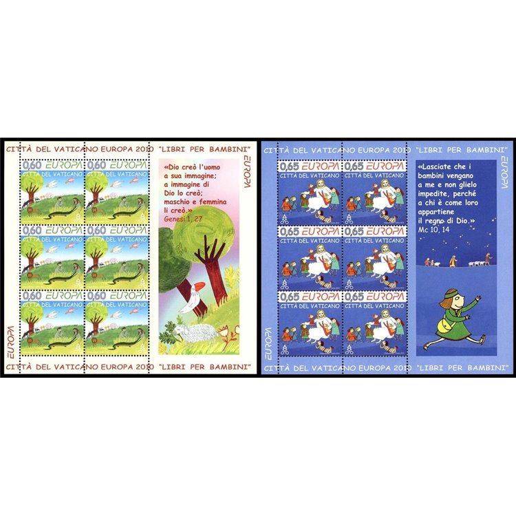 VATICAN 2010 Europe 2 s/s MNH**