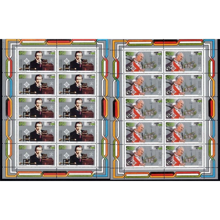 VATICANO 1995 Centenario della Radio 2 MF MNH**