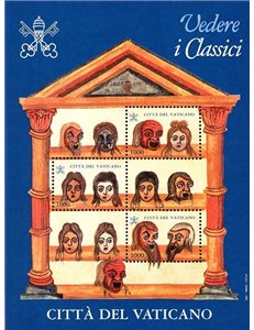 VATICANO 1997 Vedere i classici BF MNH**