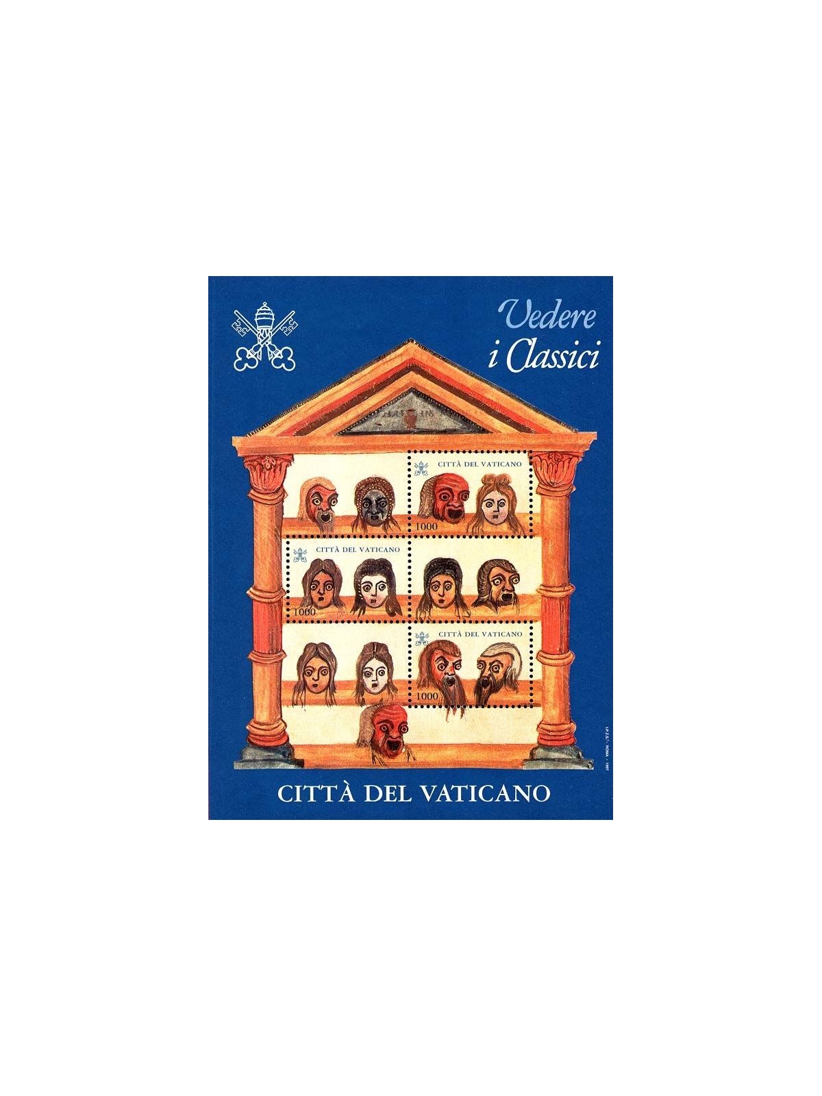 VATICAN 1997 See the classic s/s MNH**