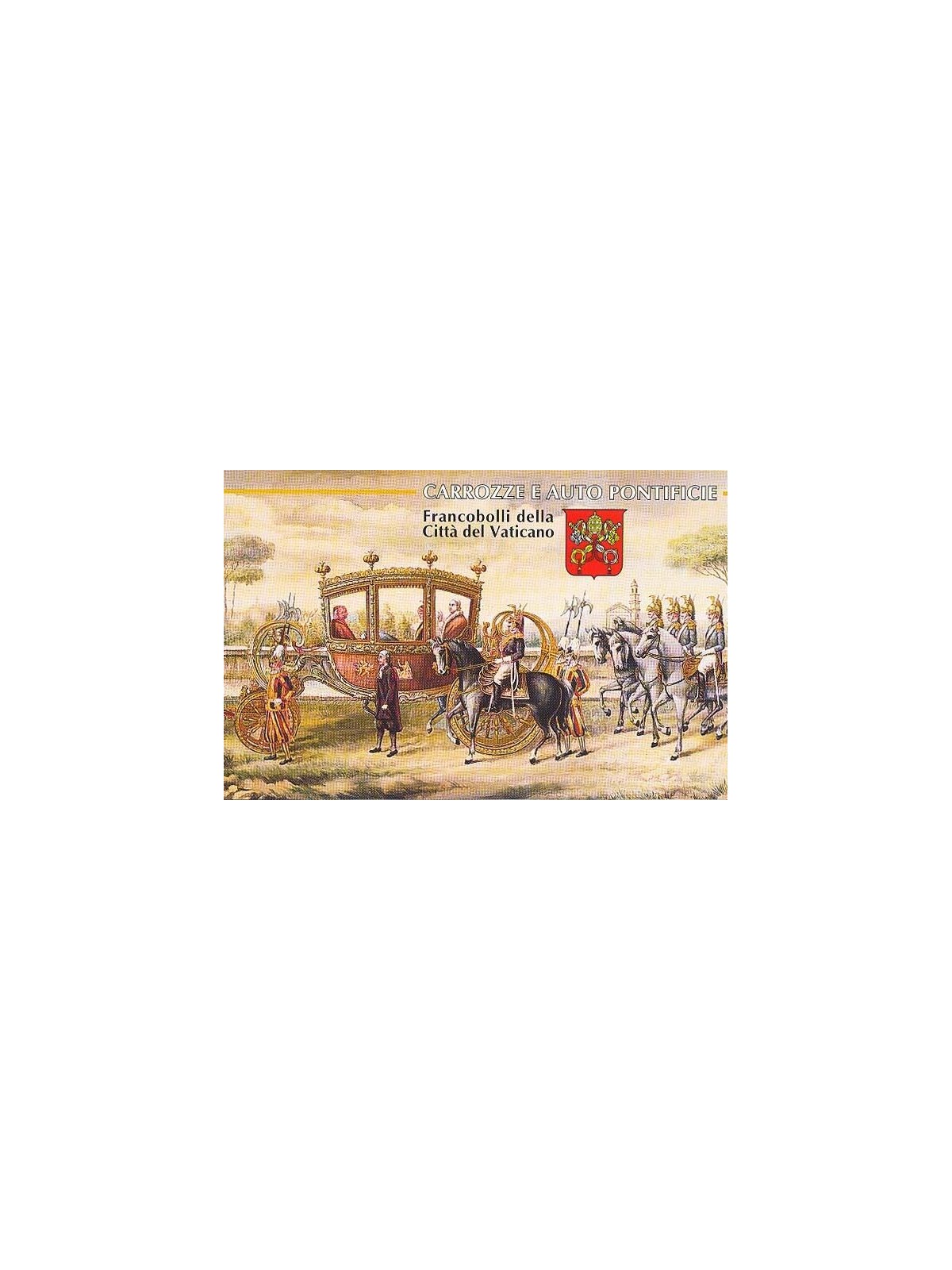 VATICANO 1997 Carrozze ed auto pontificie LB MNH**