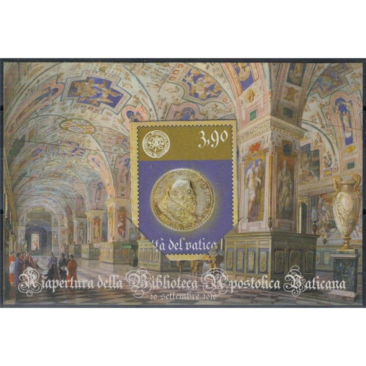 VATICANO 2010 Biblioteca Apostolica, minilibro MNH**