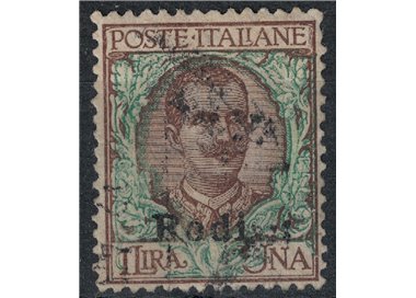 EGEO RODI 1917 1£ bruno e verde us