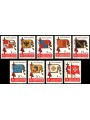 SMOM 1967 Ancient flags 9v MNH**