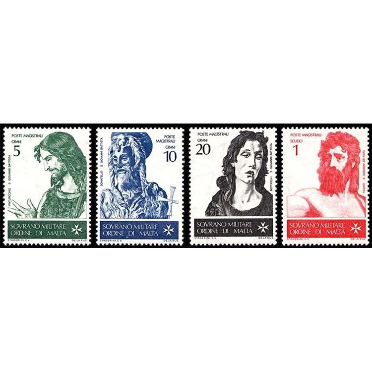 SMOM 1967 San Giovanni Battista 4v MNH**