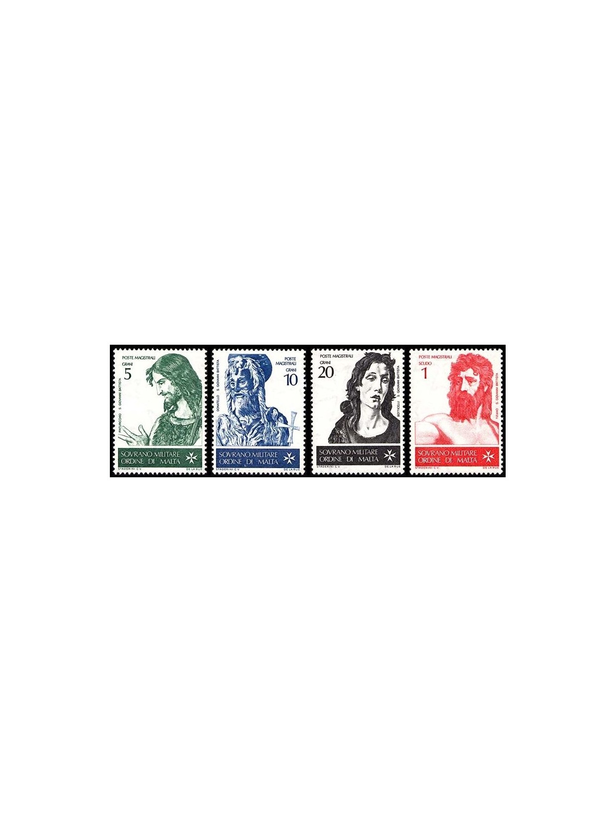 SMOM 1967 San Giovanni Battista 4v MNH**