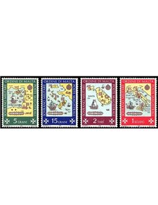 SMOM 1968 Seats of the Order (1st series) 4v MNH**