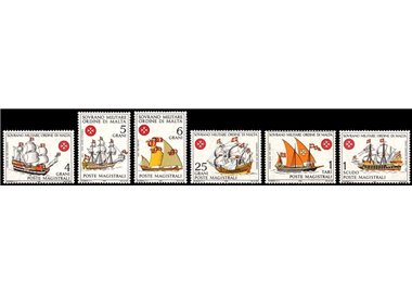 SMOM 1968 Antiche navi (1ª serie) 6v MNH**