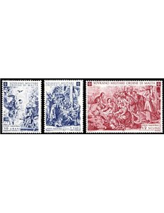 SMOM 1968 Christmas 3v MNH**