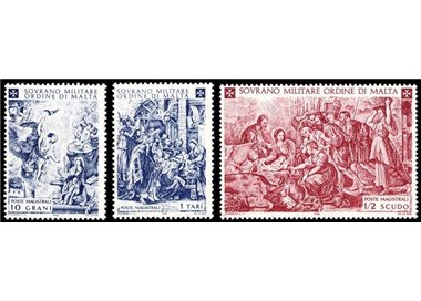 SMOM 1968 Natale 3v MNH**
