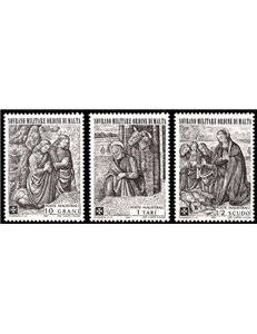 SMOM 1969 Natale 3v MNH**