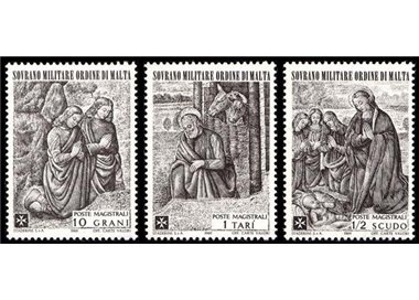 SMOM 1969 Christmas 3v MNH**