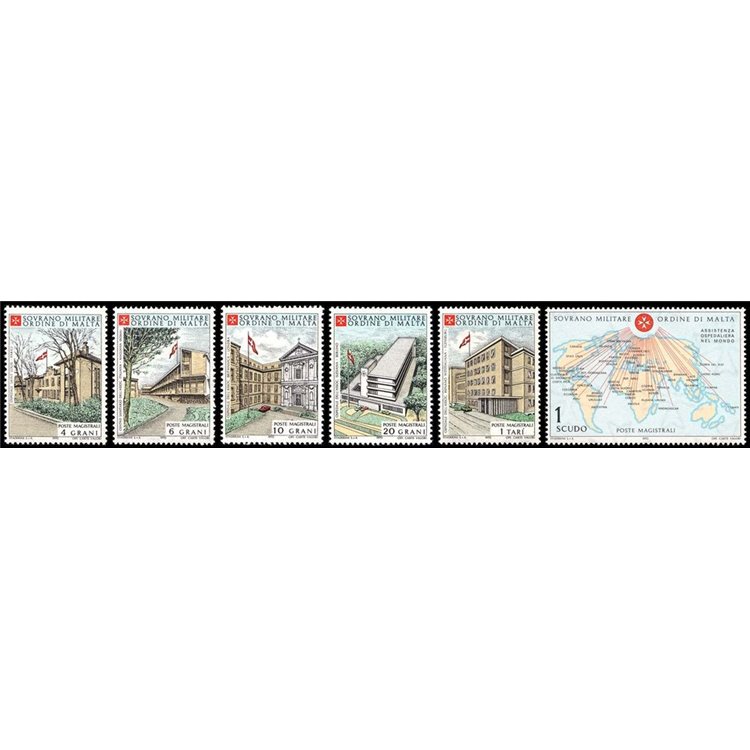 SMOM 1970 Ospedali 6v MNH**
