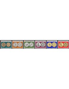 SMOM 1970 Ancient coins 1st series 6v MNH**