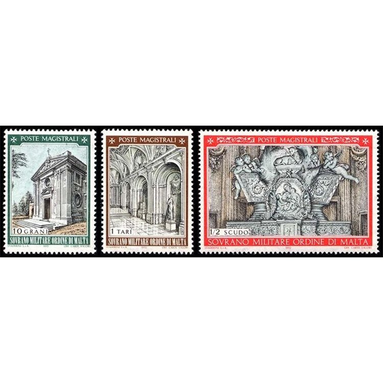 SMOM 1970 Christmas 3v MNH**