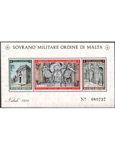 SMOM 1970 Natale BF MNH**