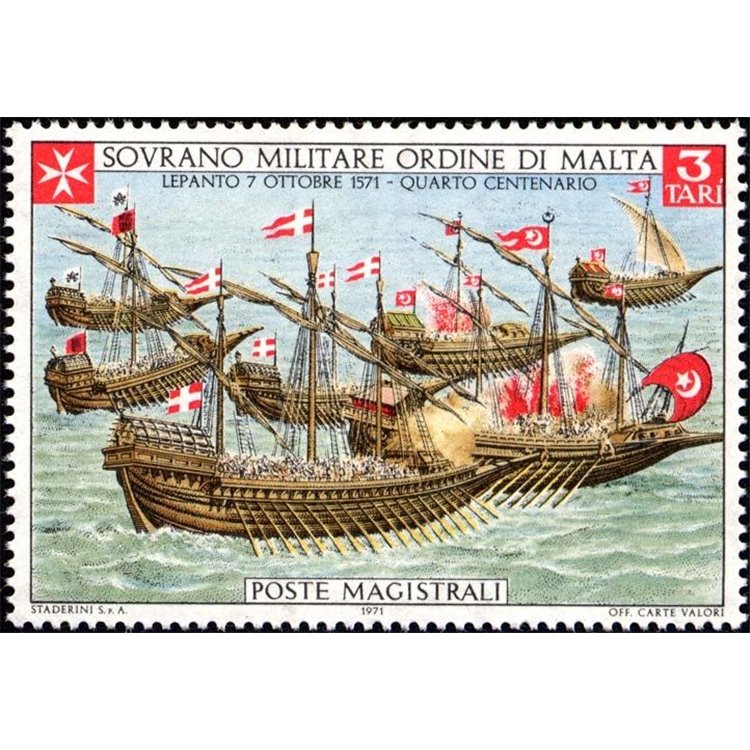 SMOM 1971 Battaglia di Lepanto MNH**