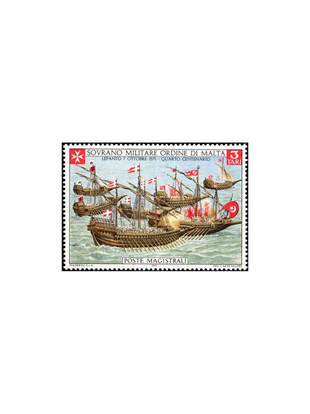 SMOM 1971 Battle of Lepanto MNH**
