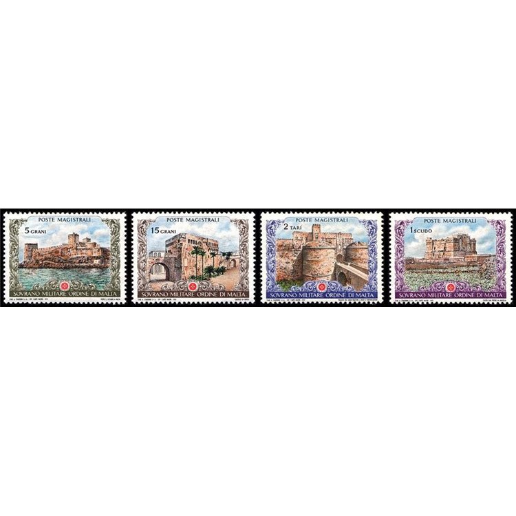 SMOM 1972 Antichi castelli 4v MNH**