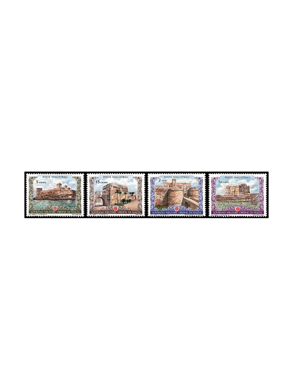 SMOM 1972 Ancient castles 4v MNH**