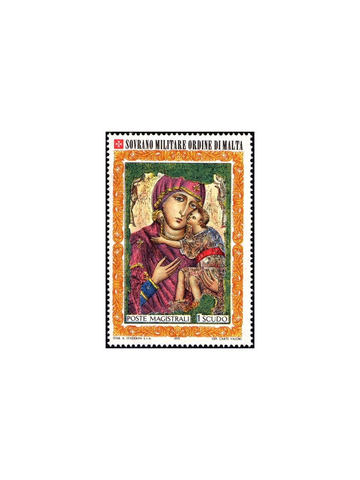 SMOM 1972 Christmas MNH**