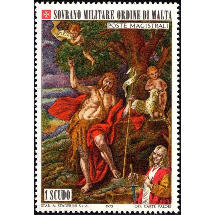 SMOM 1973 St. John the Baptist MNH**