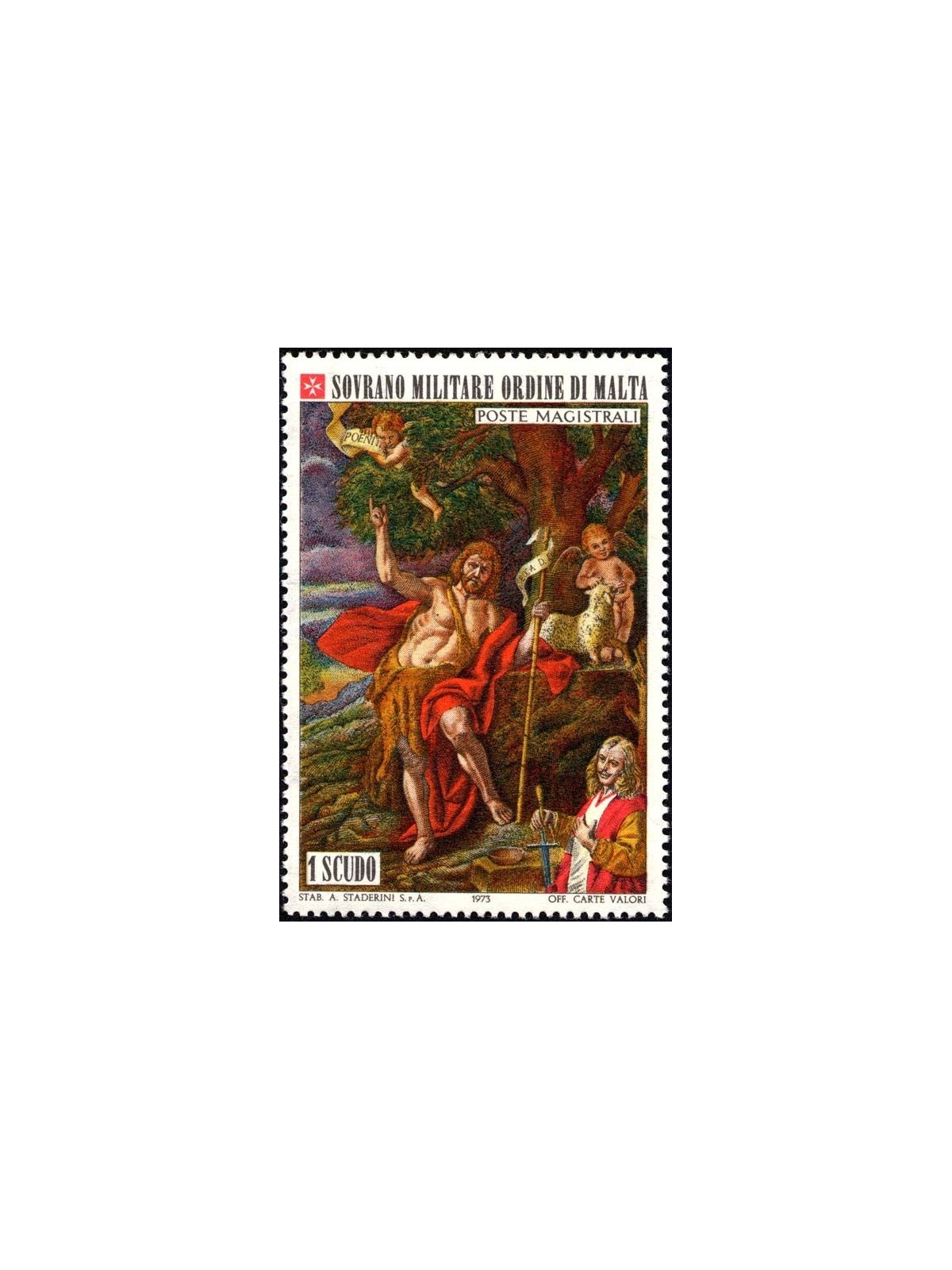 SMOM 1973 St. John the Baptist MNH**