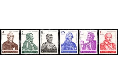 SMOM 1974 Grandi Maestri 2ª serie 6v MNH**