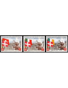 SMOM 1975 Christmas 3v MNH**