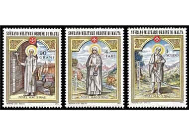 SMOM 1976 Natale 3v MNH**