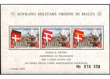 SMOM 1975 Anno Santo BF MNH**