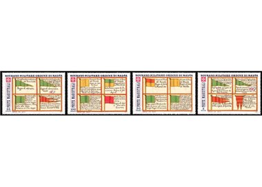 SMOM 1977 Old Reports, Flags 4v MNH**