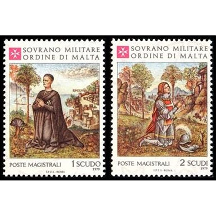 SMOM 1979 Natale 2v MNH**