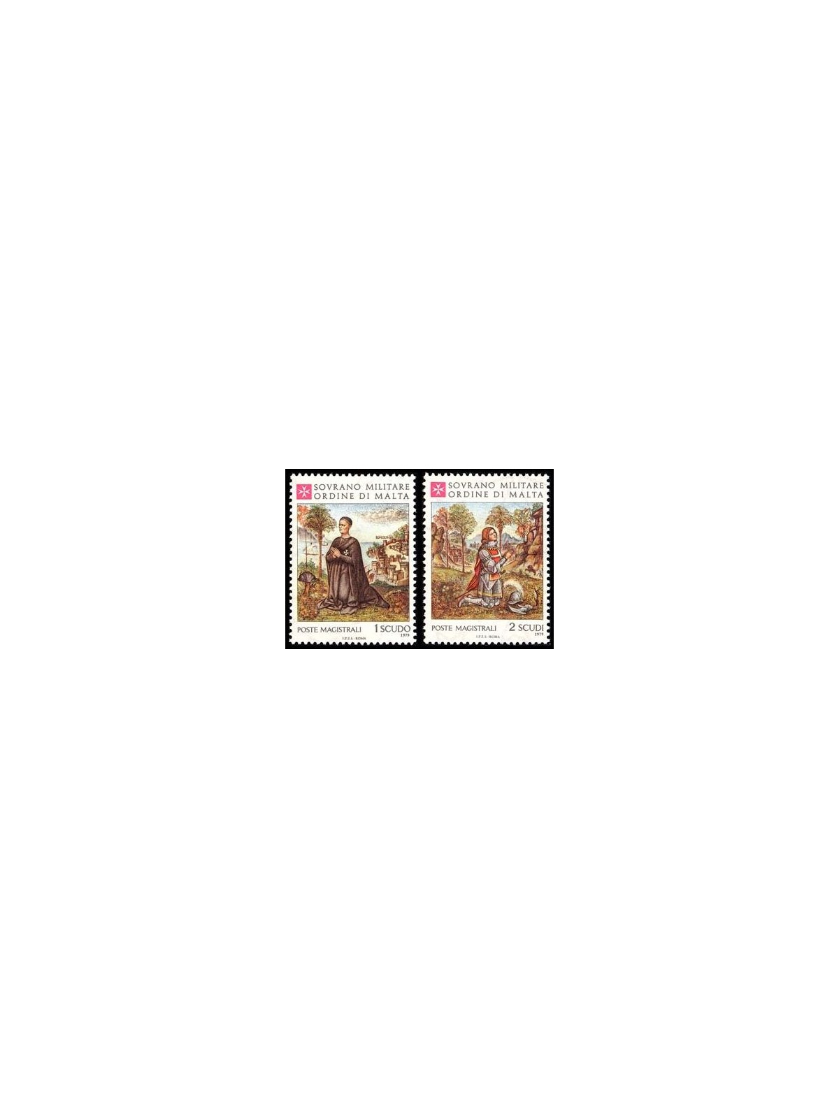 SMOM 1979 Natale 2v MNH**