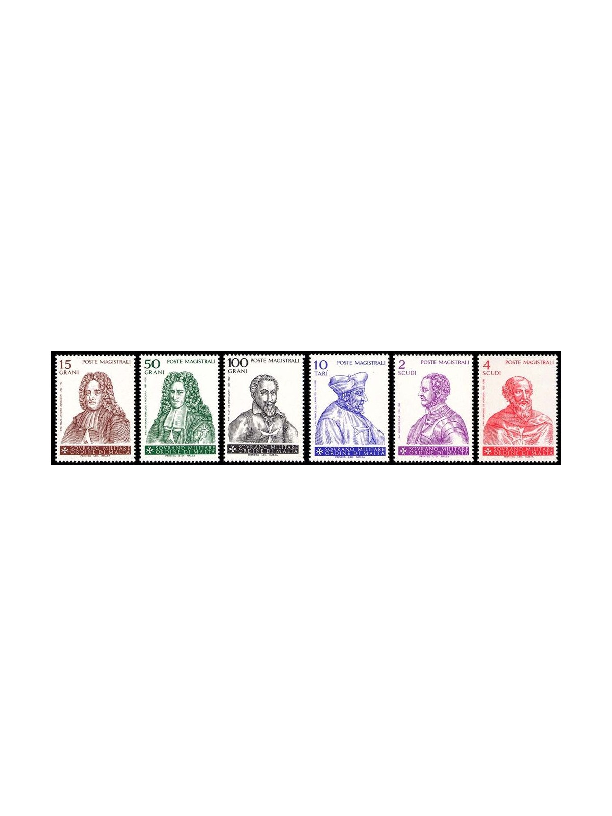 SMOM 1981 Grand Masters 4th series 6v MNH**