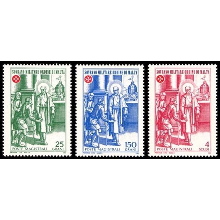 SMOM 1981 Natale 3v MNH**