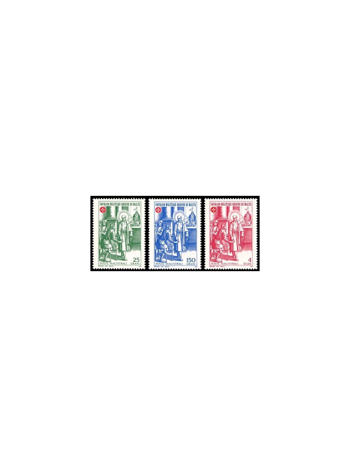 SMOM 1981 Christmas 3v MNH**