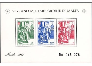SMOM 1981 Natale BF MNH**