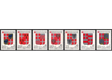 SMOM 1982 Coats of Arms of the Grand Masters 4th series 7v MNH**
