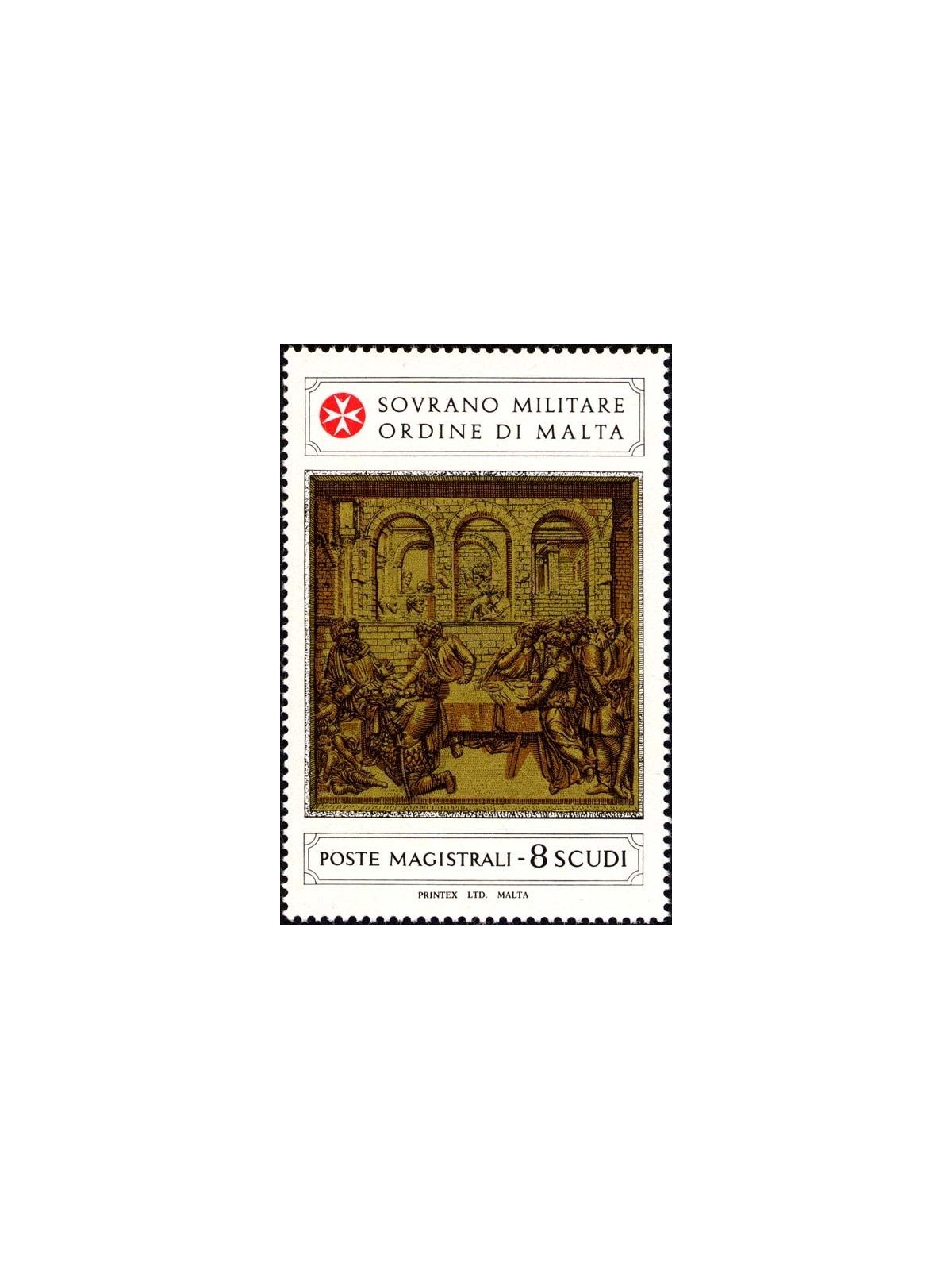 SMOM 1982 Baptistery of the Cathedral of Siena 4th series MNH**