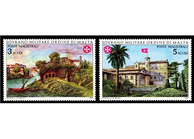 SMOM 1982 Aventino ieri e oggi 2v MNH**