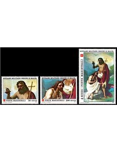 SMOM 1983 San Giovanni Battista 3v MNH**