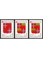 SMOM 1983 Coats of Arms of the Grand Masters 5th series 3v MNH**