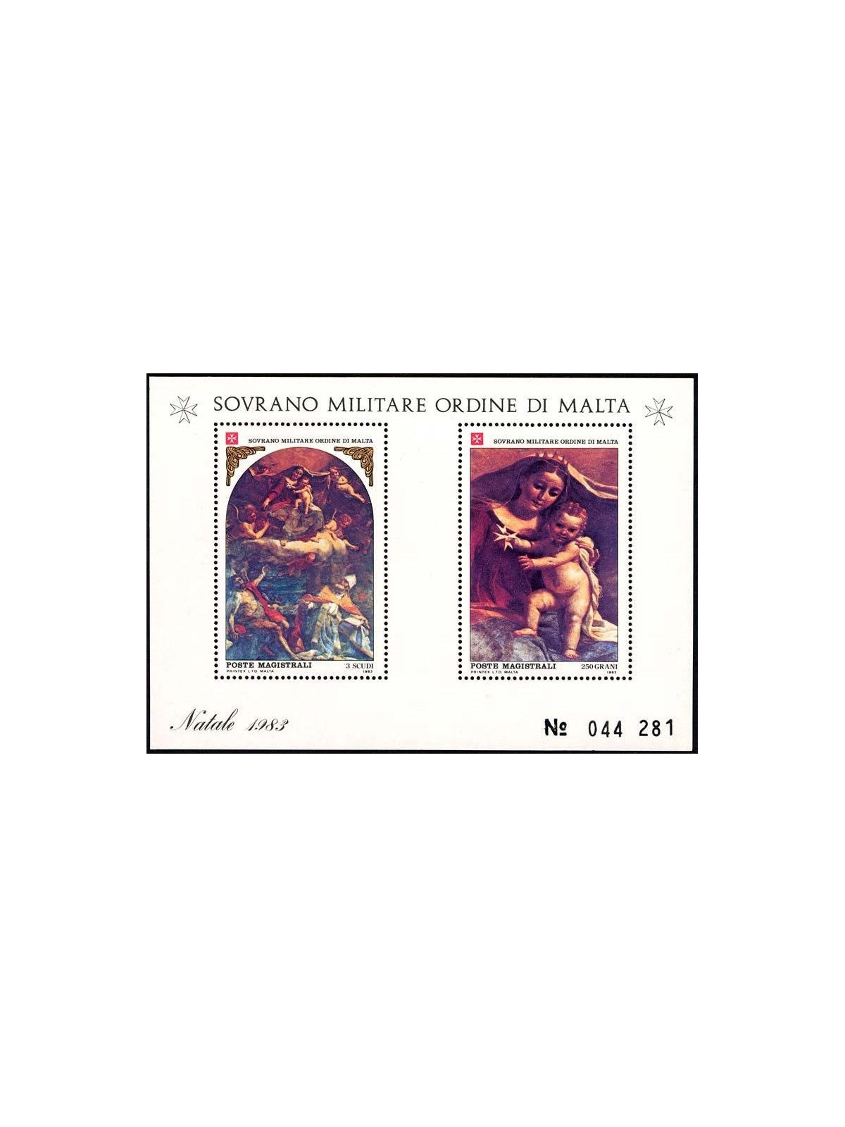 SMOM 1983 Natale BF MNH**
