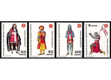 SMOM 1984 Ancient uniforms, 4th series 4v MNH**