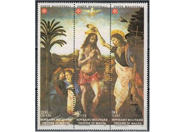 SMOM 1985 San Giovanni Battista 3v MNH**