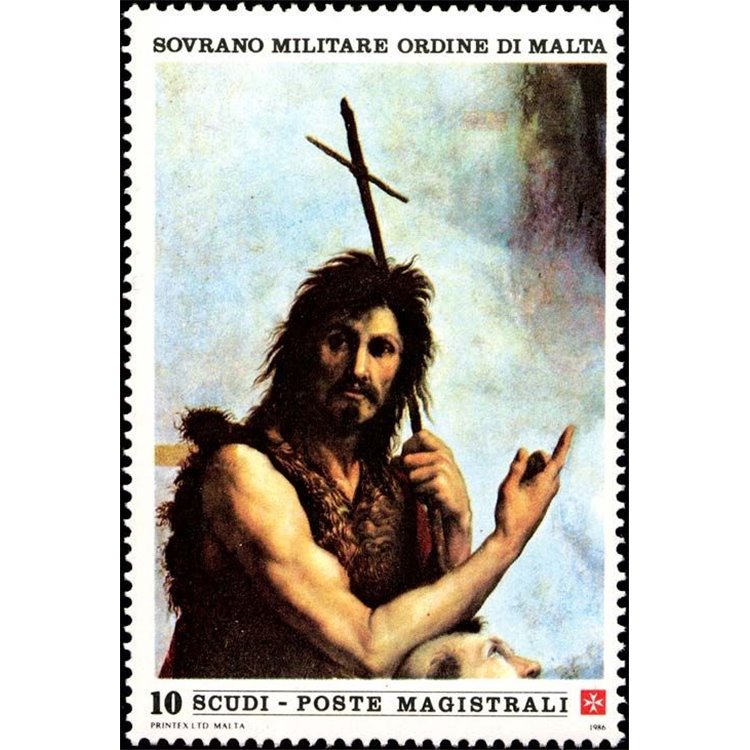 SMOM 1986 St. John the Baptist MNH**