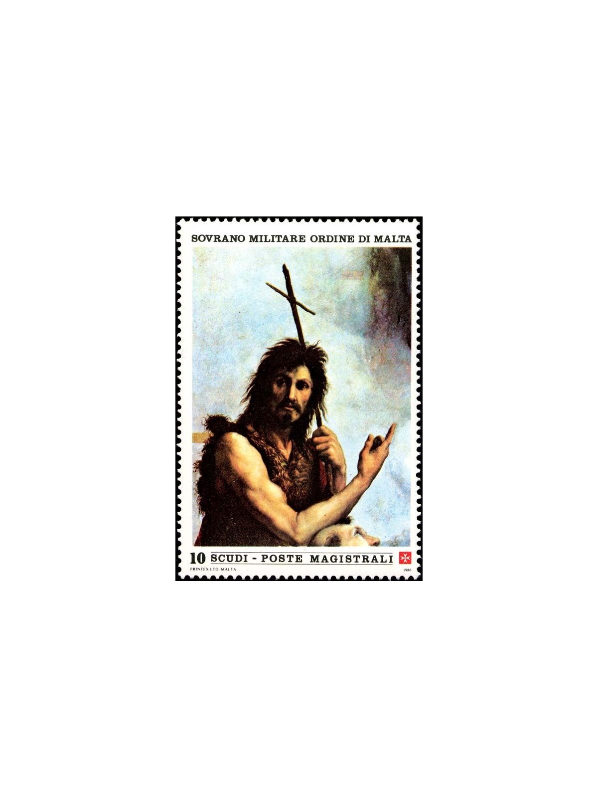 SMOM 1986 St. John the Baptist MNH**