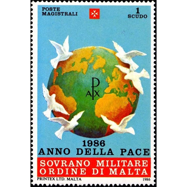 SMOM 1986 International Year of Peace MNH**
